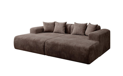 Luxusbetten24 Designer Shelly Lounge‑Sofa Cord Modernes Wohnzimmer Design