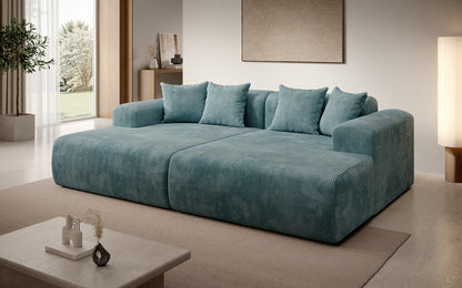 Luxusbetten24 Designer Shelly Lounge‑Sofa Cord Modernes Wohnzimmer Design