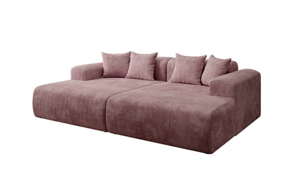 Luxusbetten24 Designer Shelly Lounge‑Sofa Cord Modernes Wohnzimmer Design