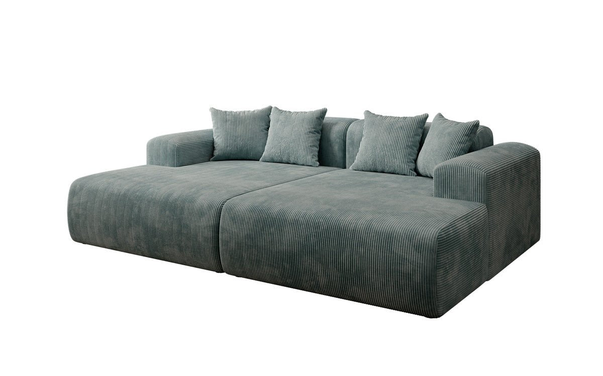 Luxusbetten24 Designer Shelly Lounge‑Sofa Cord Modernes Wohnzimmer Design