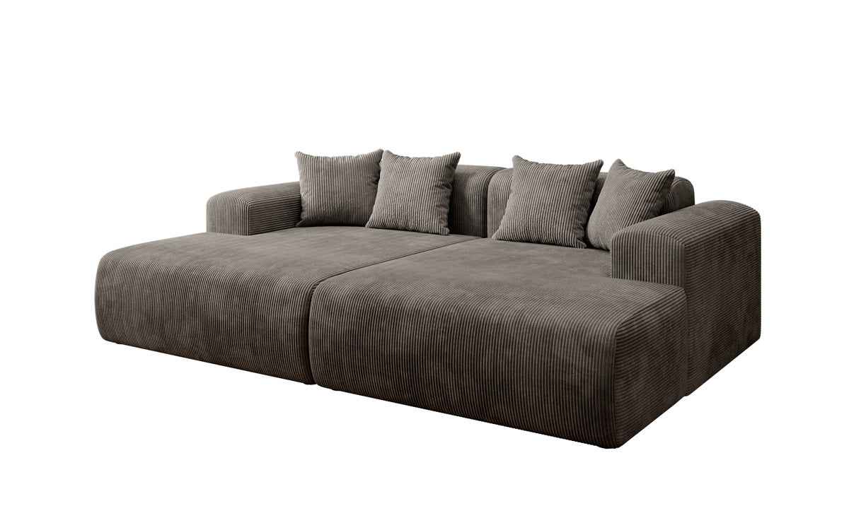 Luxusbetten24 Designer Shelly Lounge‑Sofa Cord Modernes Wohnzimmer Design