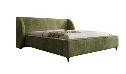 Luxusbetten24 Freya Cord Designer Polsterbett mit Stauraum Luxuriös