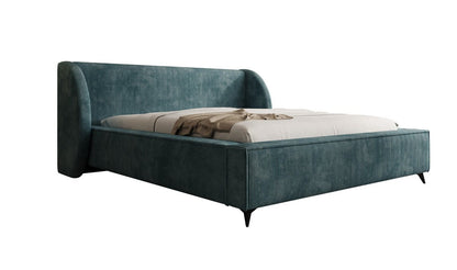 Luxusbetten24 Freya Cord Designer Polsterbett mit Stauraum Luxuriös