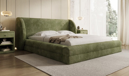 Designer Polsterbett Liv Cord mit Stauraum