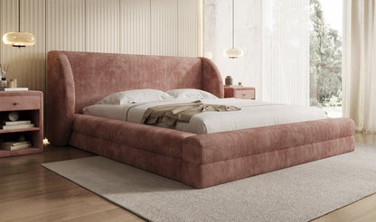 Designer Polsterbett Liv Cord mit Stauraum