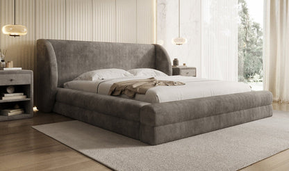 Designer Polsterbett Liv Cord mit Stauraum
