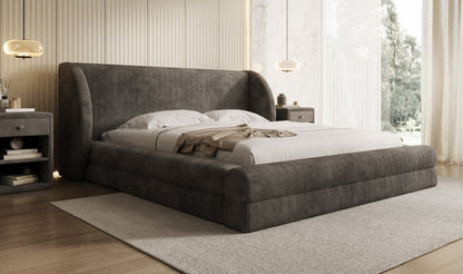 Designer Polsterbett Liv Cord mit Stauraum