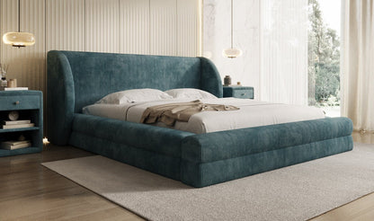 Designer Polsterbett Liv Cord mit Stauraum