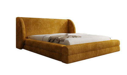 Designer Polsterbett Liv Cord mit Stauraum