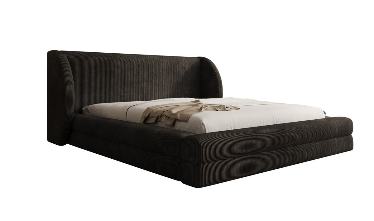 Designer Polsterbett Liv Cord mit Stauraum