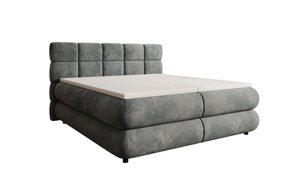Luxusbetten24 Relana Boxspringbett, Elektrisch Verstellbar in Cord, Premium