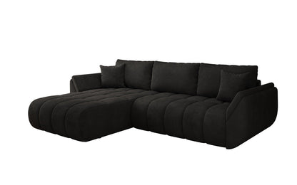 Designer Sofa Lenoa L mit Schlaffunktion und Stauraum in Cord