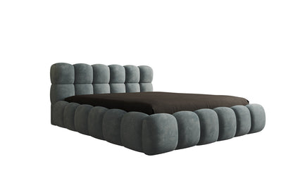 Luxusbetten24 Boston Cord Polsterbett mit Stauraum
