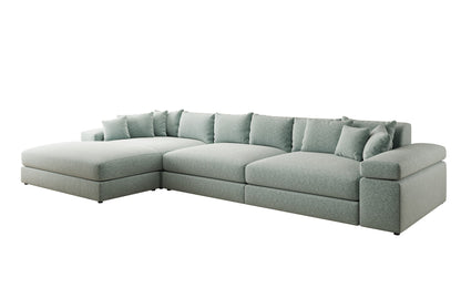 Bernardo L Maxi Designer Sofa Mit Breiter Ottomane