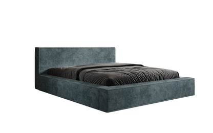 Designer Polsterbett Harmon in Cord mit Stauraum
