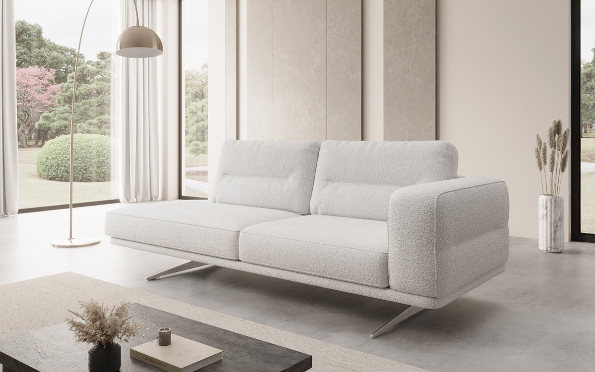 Luxusbetten24 Torino Moderne Design Sofa‑Chaiselongue Bouclé Wohnzimmer Luxus