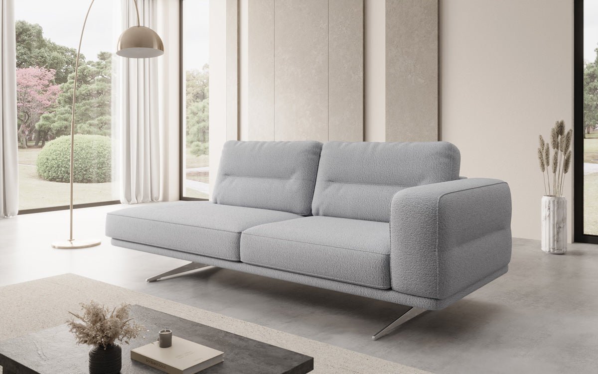 Luxusbetten24 Torino Moderne Design Sofa‑Chaiselongue Bouclé Wohnzimmer Luxus