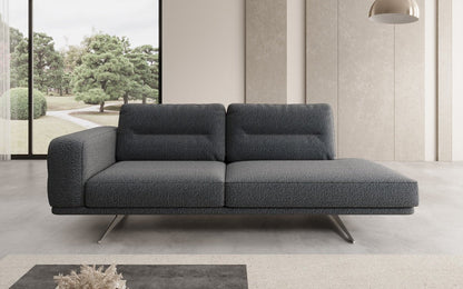 Luxusbetten24 Torino Moderne Design Sofa‑Chaiselongue Bouclé Wohnzimmer Luxus