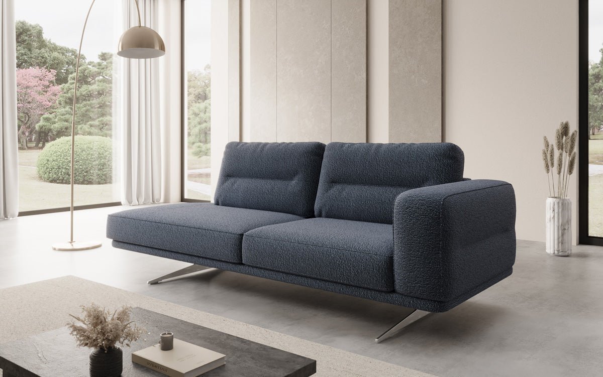 Luxusbetten24 Torino Moderne Design Sofa‑Chaiselongue Bouclé Wohnzimmer Luxus