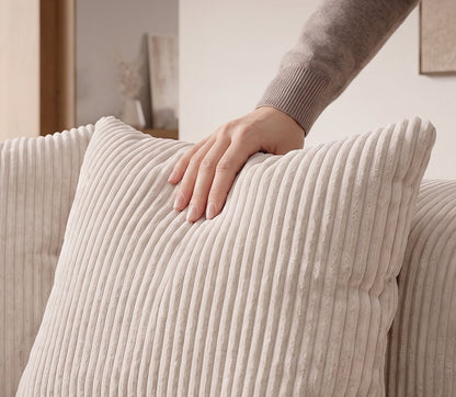 Luxusbetten24 Designer Shelly Lounge‑Sofa Cord Modernes Wohnzimmer Design