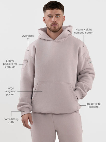 Comfrt Travel Essentials Kapuzenpullover – Superweiche Baumwollmischung, Mehrere Farben