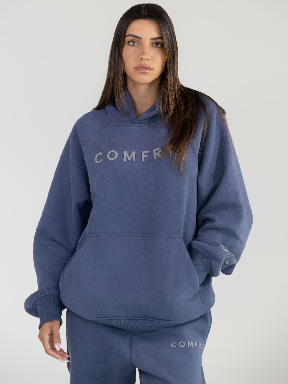 Comfrt Tranquil Hoodie Unisex Gewichtet Oversized Entspannend Komfort