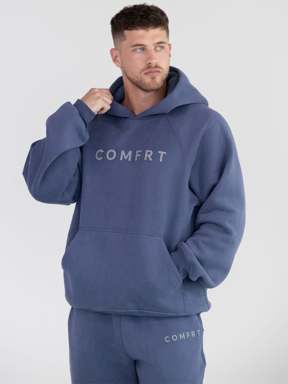 Comfrt Tranquil Hoodie Unisex Gewichtet Oversized Entspannend Komfort