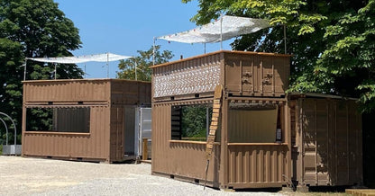 Waldem Container Chiosco Bar Pop‑Up Modulare 3×2,40 mt