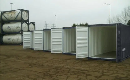 Container Marittimo 20 Piedi Secco Usato Bianco Capacità 33 m³