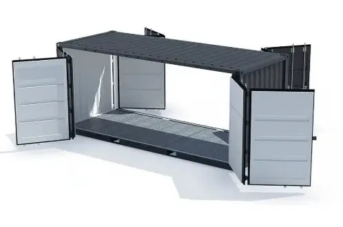 Container di Stoccaggio 20 Piedi Double Open Side Acciaio