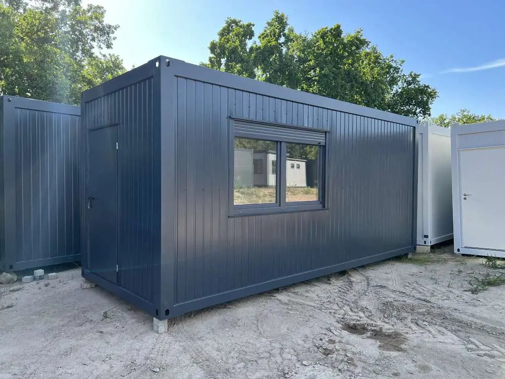Conteneur Base De Vie Avec Cuisinette, WC Et Douche 6,00 x 2,43m