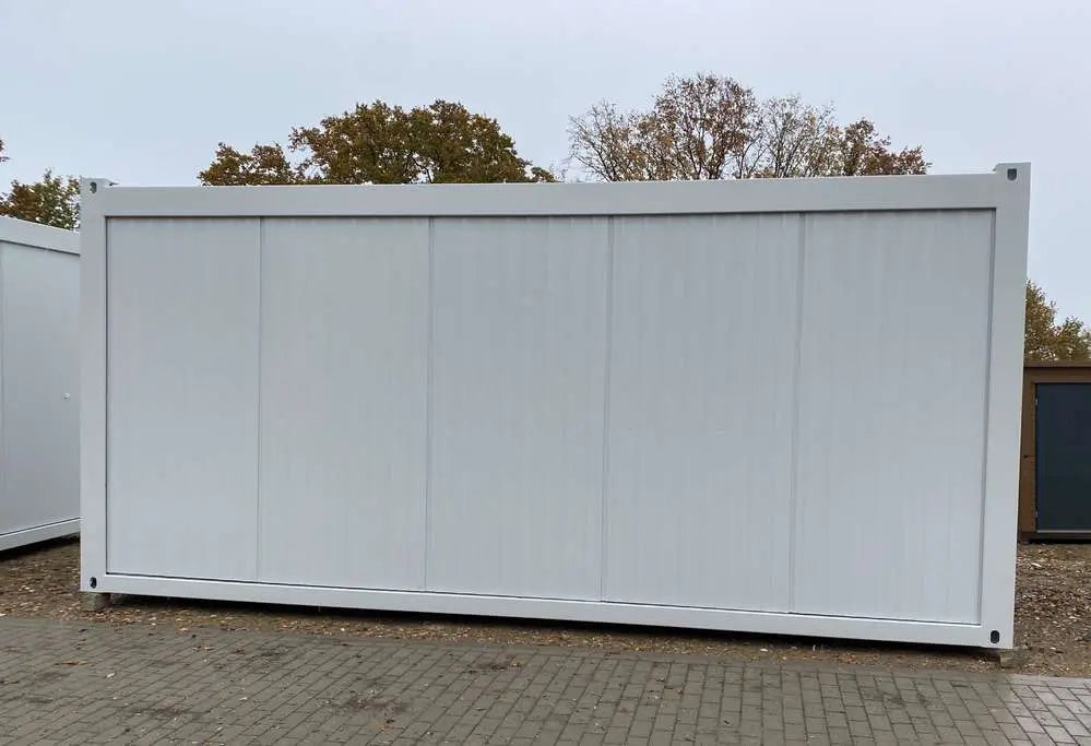 Bürocontainer 6 m × 2,43 m Stahlkonstruktion mit LED Integrierte Anschlüsse Modular