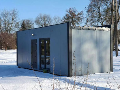 Tromsø Modulares Wohncontainer 3 × 8 m Komfortabler Wohnraum