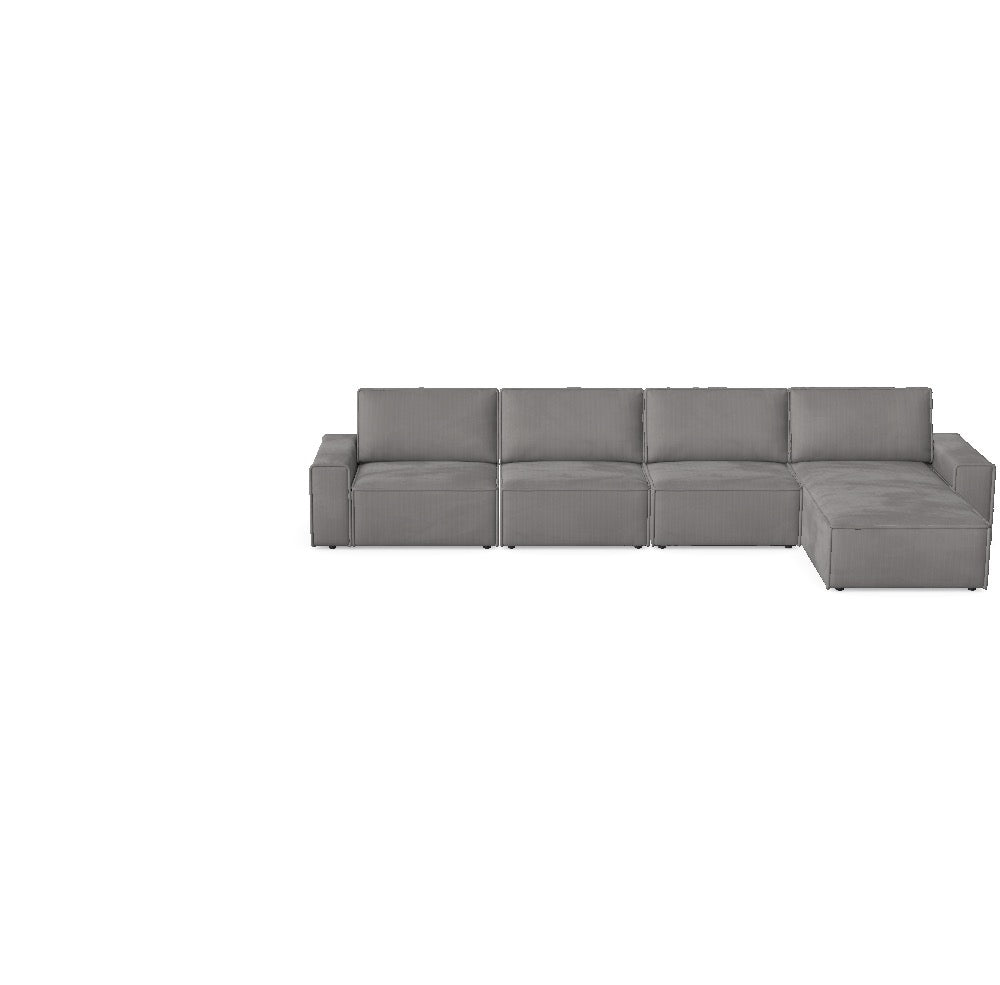 Luxusbetten24 Domo Modular Wunschkonfiguration M_APO158G Premium Design Modulbett