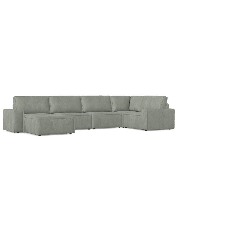 Luxusbetten24 Domo Modular Modulsofa TIA 09 Bezug M_IEXTJBQ