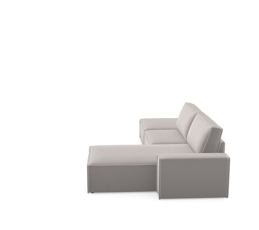 Luxusbetten24 Domo Modular Möbelset Neve 03 für Schlafzimmer individuell