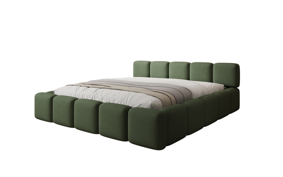 Luxusbetten24 Giulia Designer Polsterbett Stoff mit Stauraum