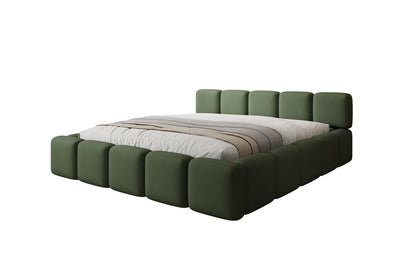 Luxusbetten24 Giulia Designer Polsterbett Stoff mit Stauraum