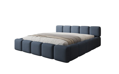 Luxusbetten24 Giulia Designer Polsterbett Stoff mit Stauraum