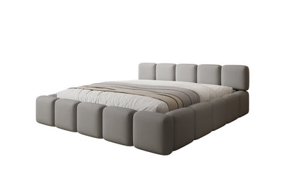 Luxusbetten24 Giulia Designer Polsterbett Stoff mit Stauraum