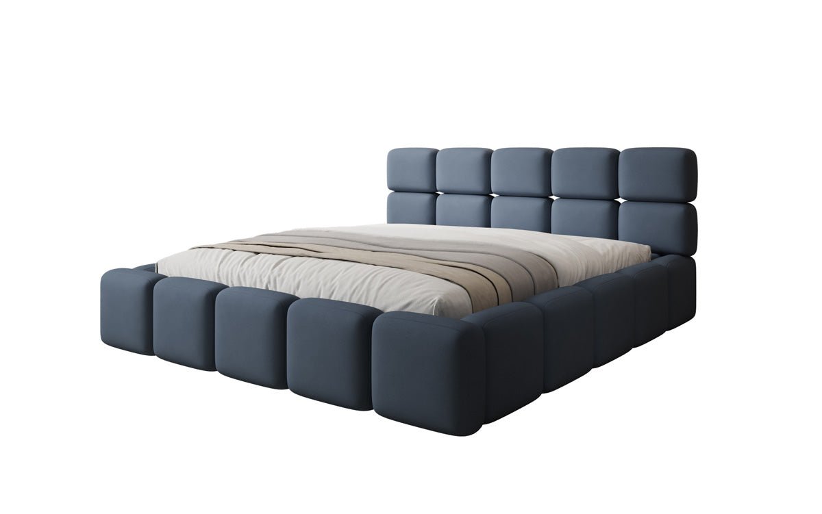 Designer Polsterbett Matilda Stoff mit Stauraum