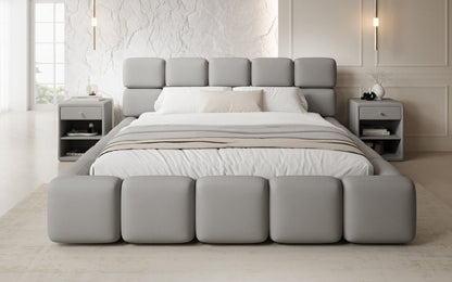 Designer Polsterbett Matilda Stoff mit Stauraum
