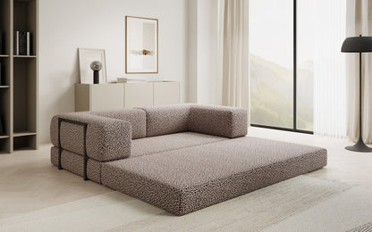Designer Sofa Lazy 3‑Sitzer im Wildmuster
