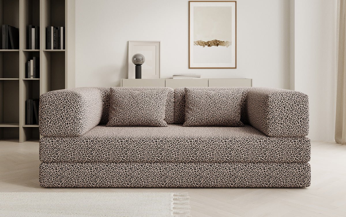 Designer Sofa Lazy 3‑Sitzer im Wildmuster