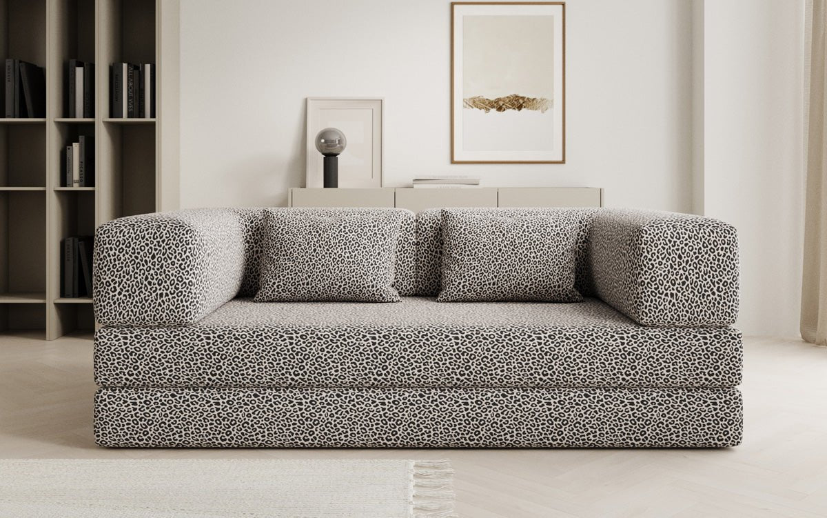 Designer Sofa Lazy 3‑Sitzer im Wildmuster