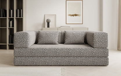Designer Sofa Lazy 3‑Sitzer im Wildmuster