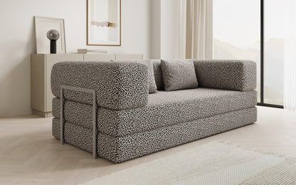 Designer Sofa Lazy 3‑Sitzer im Wildmuster