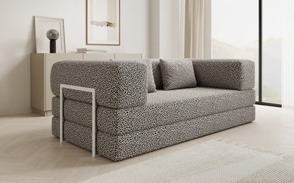 Designer Sofa Lazy 3‑Sitzer im Wildmuster