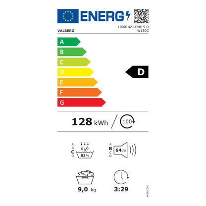 Valberg DHP 9 D Secadora Bomba de Calor 9 kg