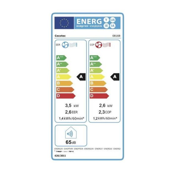 Cecotec ForceClima 12850 Style Heating Aire Acondicionado Portátil 12000 BTU